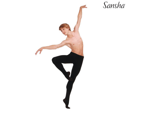 Sansha Men's Cotton Footed Tights