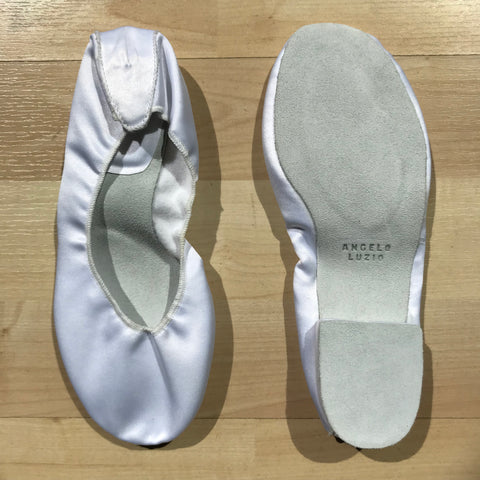 Satin Slippers (white)